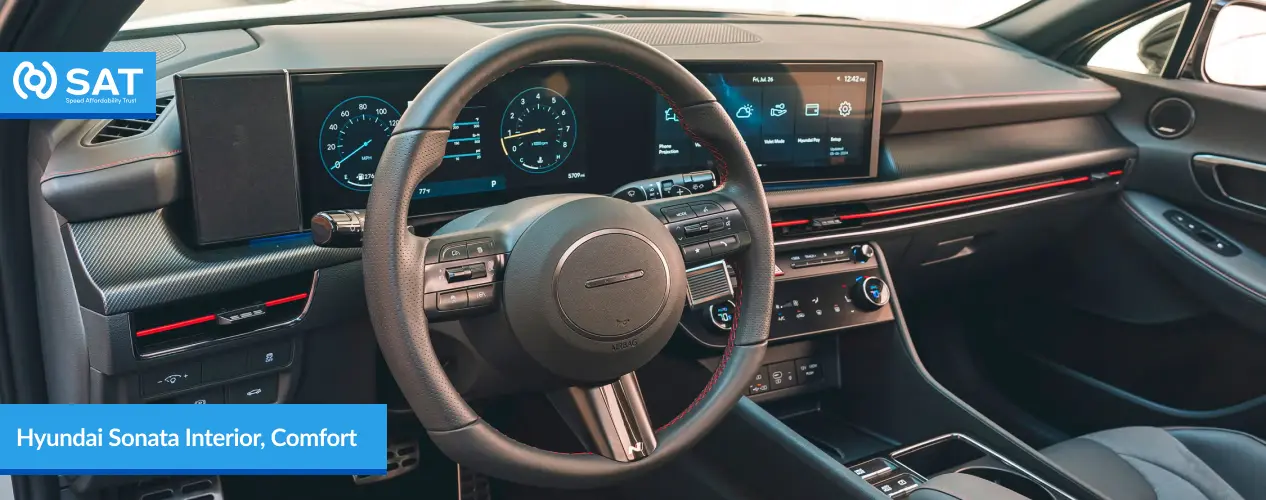 Hyundai Sonata Interior, Comfort